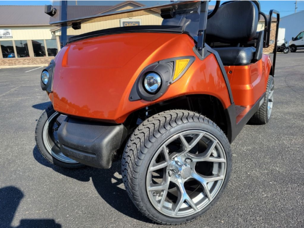 2017 Yamaha Drive2 Used Gas Golf Cart - Burnt Orange