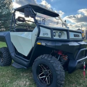 2024 Kandi Cowboy AWD Utility Electric Golf Cart - Dual Motors - Lithium - Sand Color - Heavy Duty