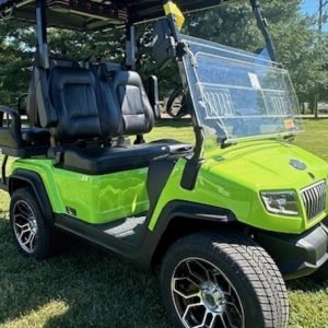 2024 Evolution D5 Ranger 2+2 Lime Green 4 Seater Electric Golf Cart - New
