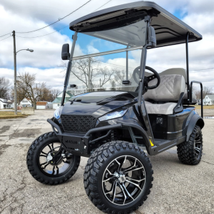 2023 Madjax X Series Storm 4L - Black Edition - Lithium Ion Lifted Golf Cart - Blowout Sale