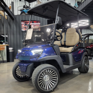 2024 Atlas 4 Passenger Electric Golf Cart - 210AH Lithium - Navy Blue