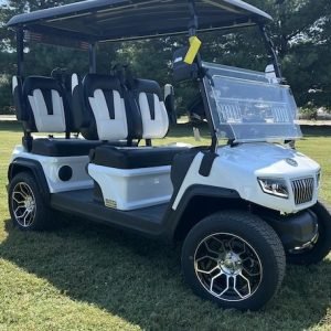 agc-e29185a7-8d8a-4c33-b348-ccc3a04f3db5 2024 Evolution D5 Ranger White 4 Seater Electric Golf Cart