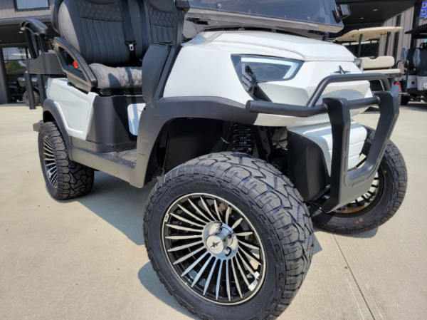 2024 Atlas 4 Passenger Lifted Electric Golf Cart - 210AH Lithium - White