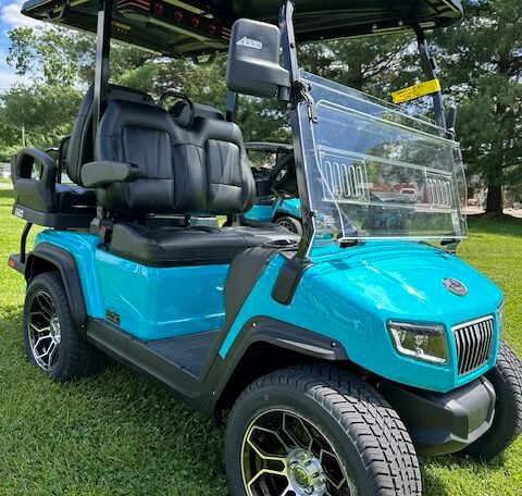 2024 Evolution D5 Ranger 2+2 Sky Blue 4 Seater Used Electric Golf Cart
