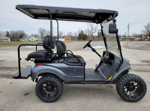 2023 Madjax X Series Storm 4L - Gunmetal - Lithium Ion Lifted Golf Cart