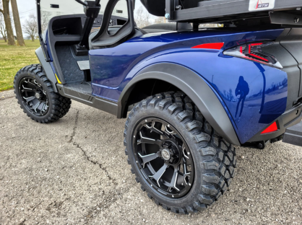 2023 Madjax X Series Storm 4L - Metallic Blue Edition - Lithium Ion Lifted Golf Cart