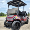 2018 Yamaha Drive2 Used Gas Golf Cart - Red Tip Edition