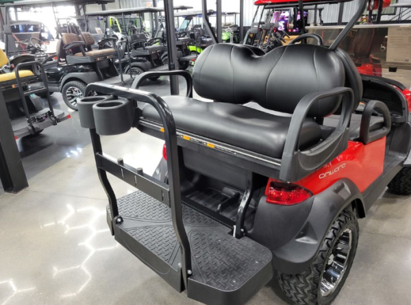 2025 Club Car Onward Lifted 4 Passenger Gas - Kohler Engine - Rally Red